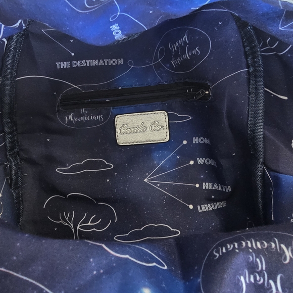 Geometric Silver Backpack - Picture 3 of 8